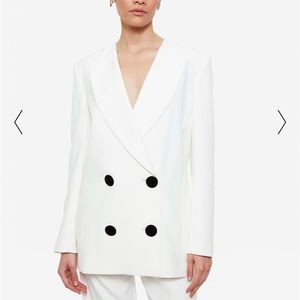 Anine Bing x helena Christensen white blazer.  Never worn, like new. Size small